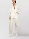 Palm Angels Knit Detail Blazer Featuring Pockets