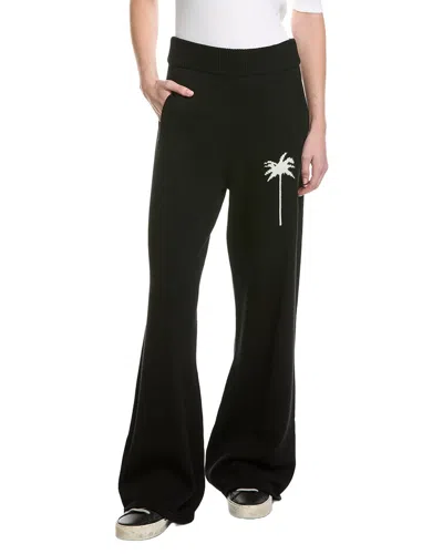 Palm Angels Knit Pant In Black