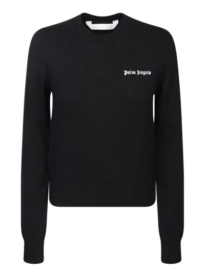 Palm Angels Knitwear In Black