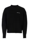 Palm Angels Cotton Oversize Crew Neck Sweatshirt In Multicolor