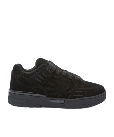 Palm Angels Lace-up Low-cut Casual Shoes In Black