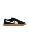 Palm Angels Lace-up Low-top Sneakers In Black