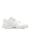 Palm Angels Venice Leather Sneakers In White
