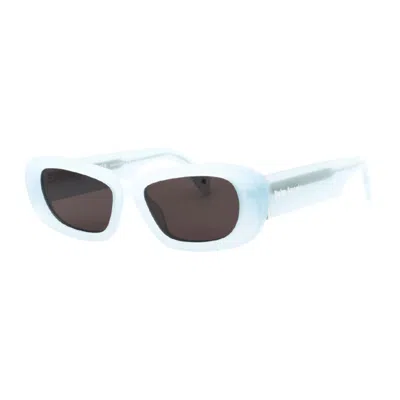 Palm Angels Ladies Black Cat Eye Sunglasses Peri107dana 4007 In Blue