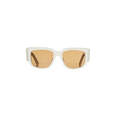 Pre-owned Palm Angels Laguna Sunglasses 'white/brown' | Multi-color | Men's Size Onesize In Multicolor