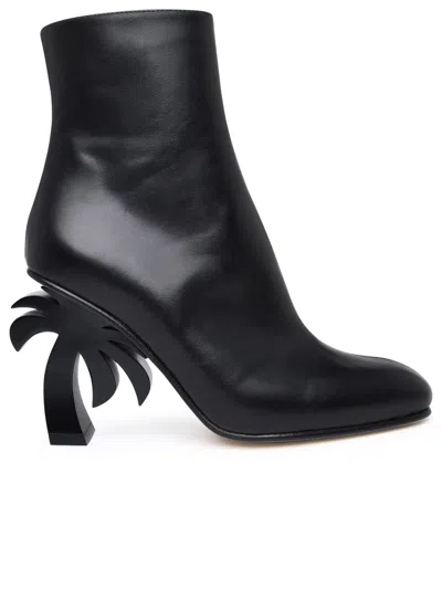 PALM ANGELS LEATHER ANKLE BOOTS