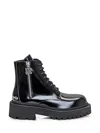 Palm Angels Black Logo Collection Boots In Multi