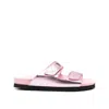 Palm Angels Leather Logo Sandals