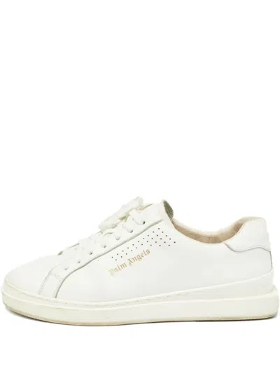 Pre-owned Palm Angels Leather Perforated Sneakers