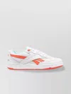 Palm Angels Leather Sneakers With Panelled Design And Perforated Toebox