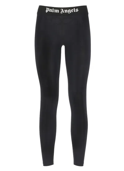 PALM ANGELS LEGGINGS WITH SPORT LOGO