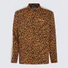 Palm Angels Cheetah Track Shirt And Blouse Multicolor
