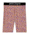 Palm Angels Leopard-print Sport Leggings In Nude