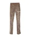Palm Angels Leopard-print Track Pants In Nude