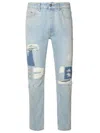 Palm Angels Ripped Straight-leg Jeans