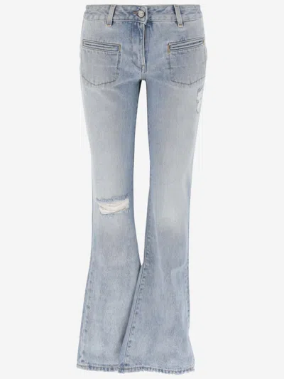 Palm Angels Light Blue Flared Jeans