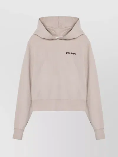 PALM ANGELS LIGHT LOGO HOODIE HOOD