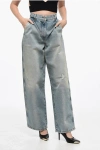 Palm Angels Jeans Paris In Denim Azzurri