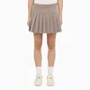 PALM ANGELS LILAC PLEATED MINI SKIRT FOR WOMEN