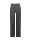PALM ANGELS LINEN TROUSERS