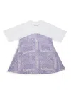 PALM ANGELS LITTLE GIRL'S & GIRL'S ASTRO PAISLEY T-SHIRT DRESS