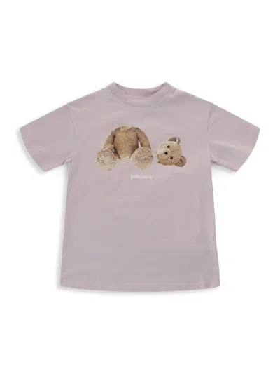 Palm Angels Kids' Little Girl's & Girl's Bear Graphic Tee In Lilac