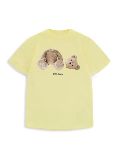 Palm Angels Kids' Little Girl's & Girl's Bear Graphic Tee In Yellow