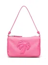 Palm Angels Pink Palm Tree Shoulder Bah In Nylon In Rosa