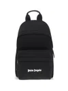 Palm Angels Versatile Backpack Featuring Adjustable Elements In Black