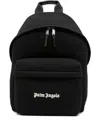 Palm Angels Versatile Backpack Featuring Adjustable Elements In Black