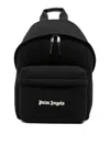 Palm Angels Versatile Backpack Featuring Adjustable Elements In Black