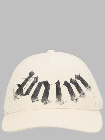 Palm Angels Off White Logo Baseball Cap In Neutral