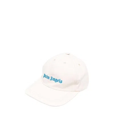 Palm Angels Logo Baseball Cap In White
