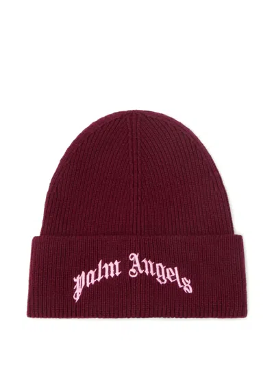 PALM ANGELS LOGO BEANIE
