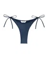 Palm Angels Logo Bikini Briefs In Blue