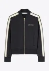 Palm Angels Classic Logo-print Track Bomber Jacket In Black