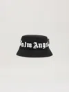 PALM ANGELS LOGO BUCKET HAT