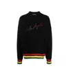 PALM ANGELS PALM ANGELS LOGO CASHMERE SWEATER