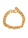 Palm Angels Logo Chain Bracelet In Gold