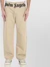 Palm Angels Logo Chino Pants With Slim Fit In Neutral