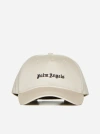 PALM ANGELS LOGO COTTON BASEBALL CAP