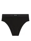 Palm Angels Classic Logo Briefs In Black