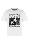 Palm Angels Logo Cotton T-shirt In White