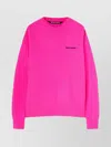 Palm Angels Logo Sweater In Pink