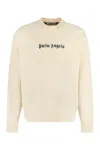 Palm Angels "classic Logo" Merino Wool And Cashmere Sweater