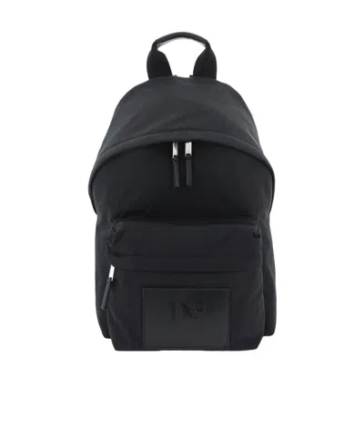 Palm Angels Logo-debossed Zipped Backpack In Black