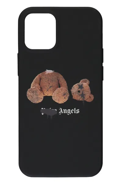Palm Angels Logo Detail Iphone 12 Mini Case In Black