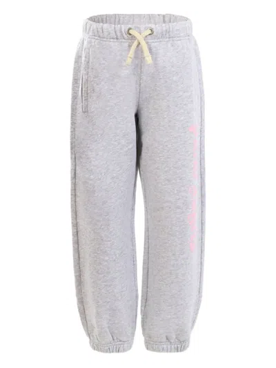 Palm Angels Kids' Logo-detail Track Pants In Gray