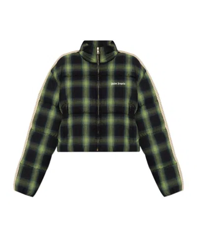 PALM ANGELS PALM ANGELS CHECKED DOWN JACKET
