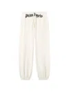 Palm Angels Logo Elasticated Track Pants In White